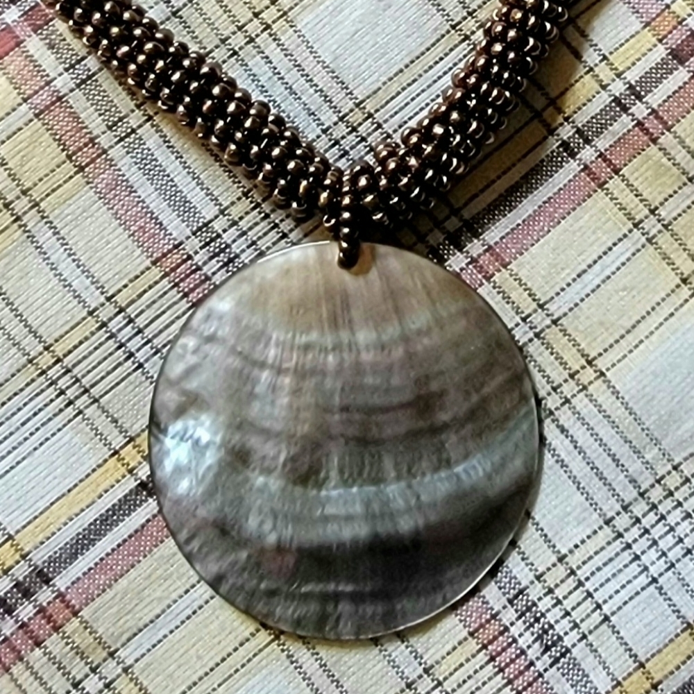 COPY - π Retired Lia Sophia Harvest Moon Pendant EUC π - Picture 3 of 5